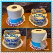 Toilet Paper & Surgical Mask Cake and Doggy Birthday Cake