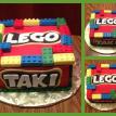 Lego Cake with Speaker Inside