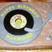 Record Player Cake