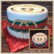 Gucci Inspired Birthday Cake