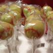 Softball Cake Pops on Home Plate Base